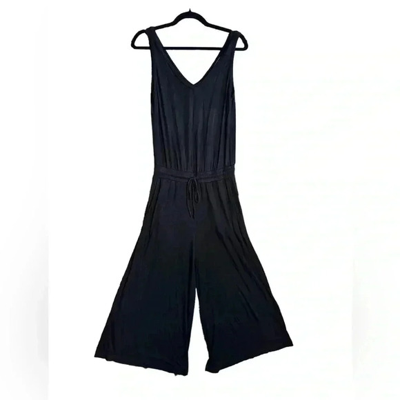 Michael Stars Nicolette Cropped Wide Leg Tie-waist Jumpsuit Romper | Size XS - Picture 2 of 6